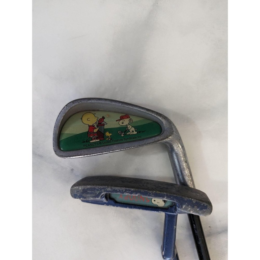 Vintage Peanuts Junior Gold Clubs